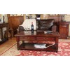 La Roque Mahogany Furniture Coffee Table With Drawers IMR08A